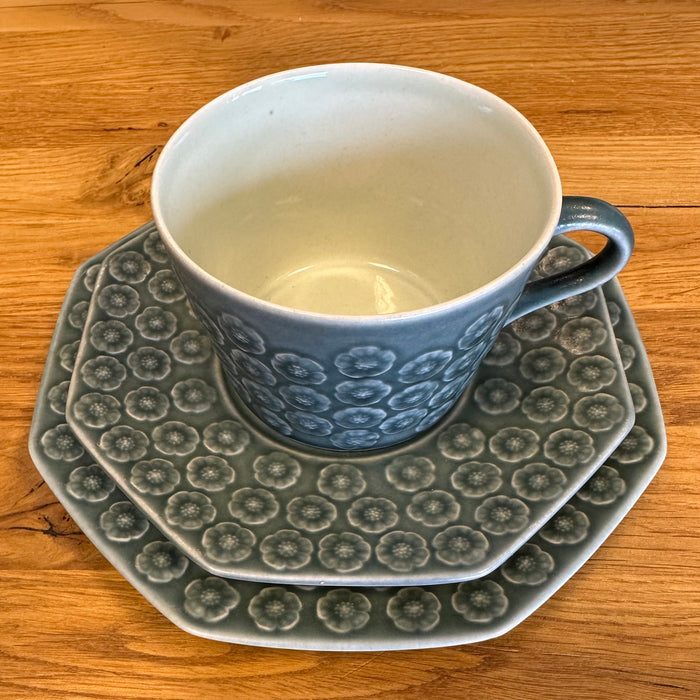 J.H. Quistgaard Azur Teetasse Trio, vintage