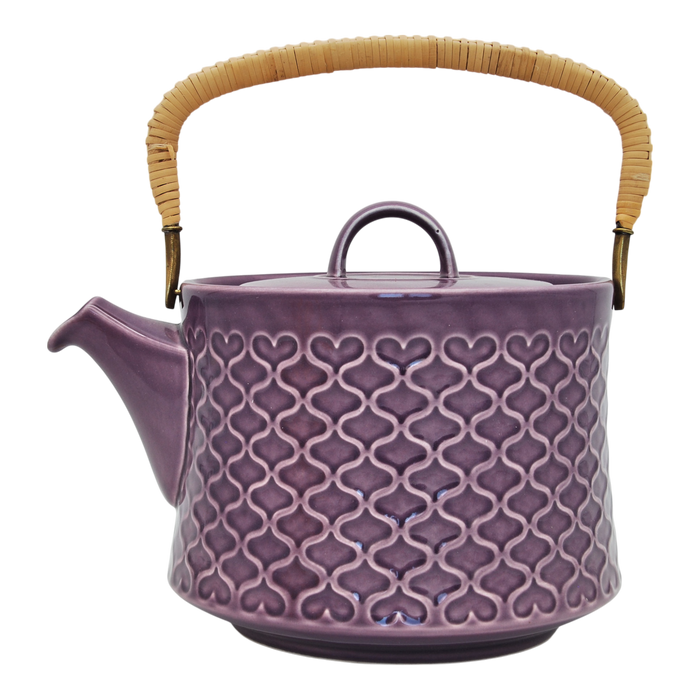 J.H. Quistgaard Cordial Palet Teapot purple, vintage teapot Quistgaard