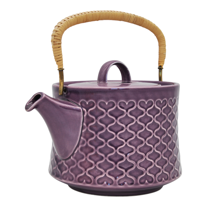 J.H. Quistgaard Cordial Palet Teapot purple, vintage teapot Quistgaard