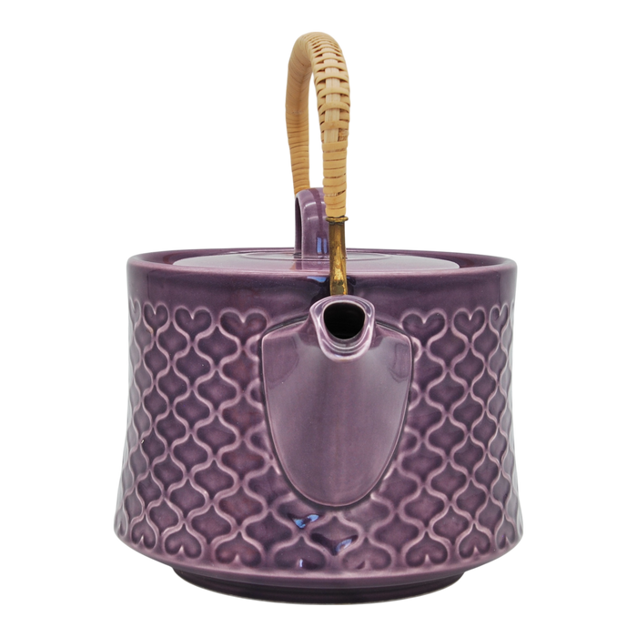 J.H. Quistgaard Cordial Palet Teapot purple, vintage teapot Quistgaard