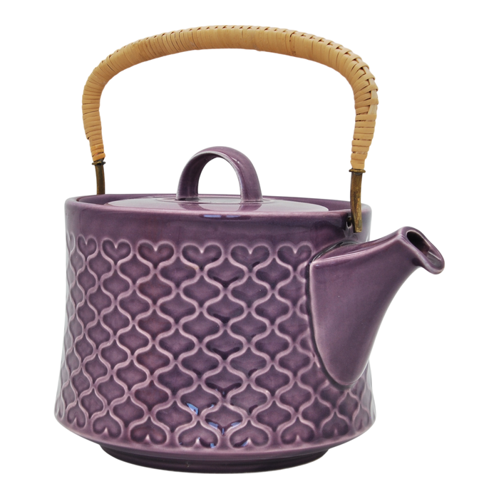 J.H. Quistgaard Cordial Palet Teapot purple, vintage teapot Quistgaard