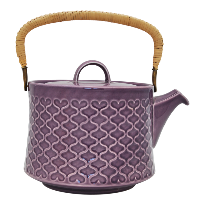 J.H. Quistgaard Cordial Palet Teapot purple, vintage teapot Quistgaard